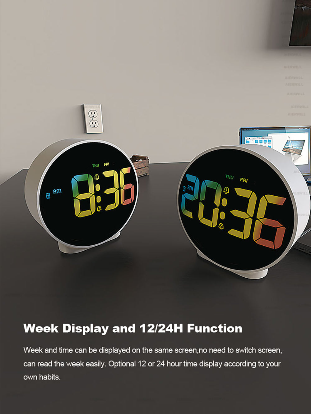 Shell Table Clock