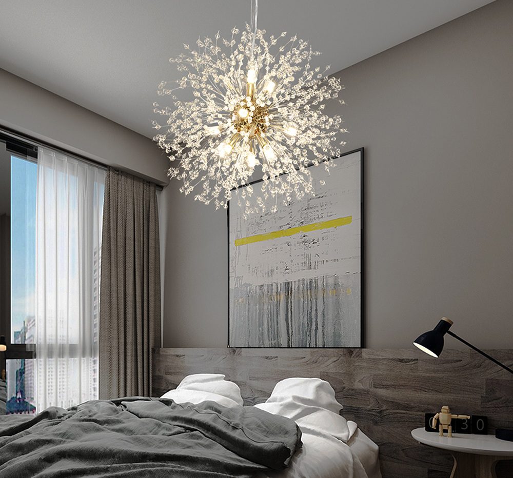 Modern Dandelion Chandelier