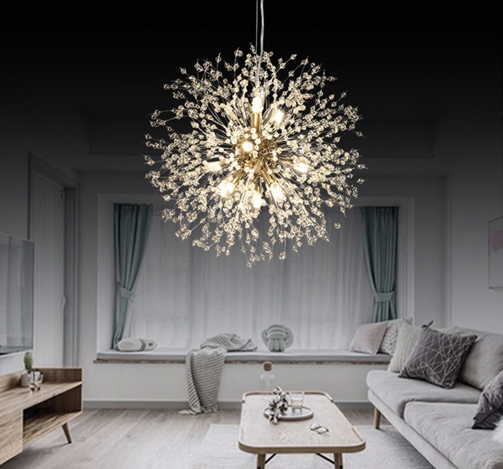 Modern Dandelion Chandelier