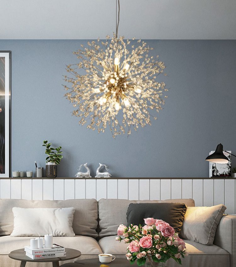 Modern Dandelion Chandelier