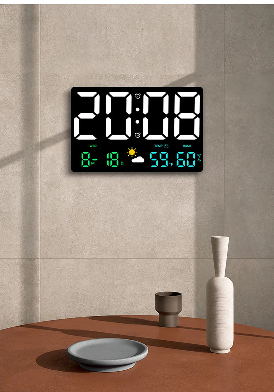 Unica LED Clock