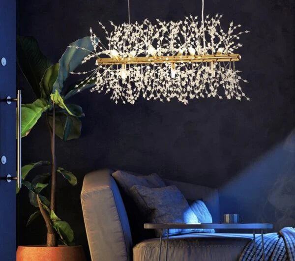 Rectangular Dandelion Chandelier