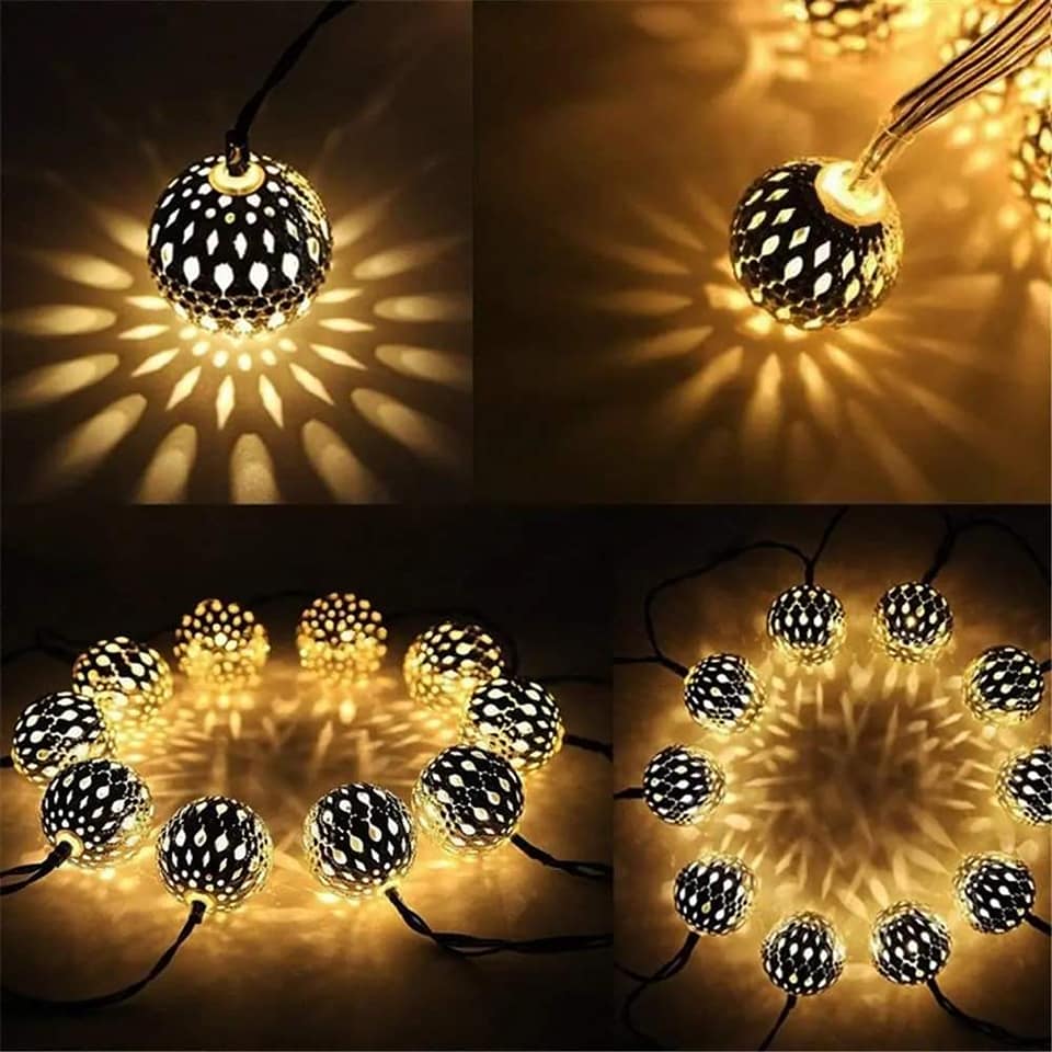 Solar Moroccan Ball String