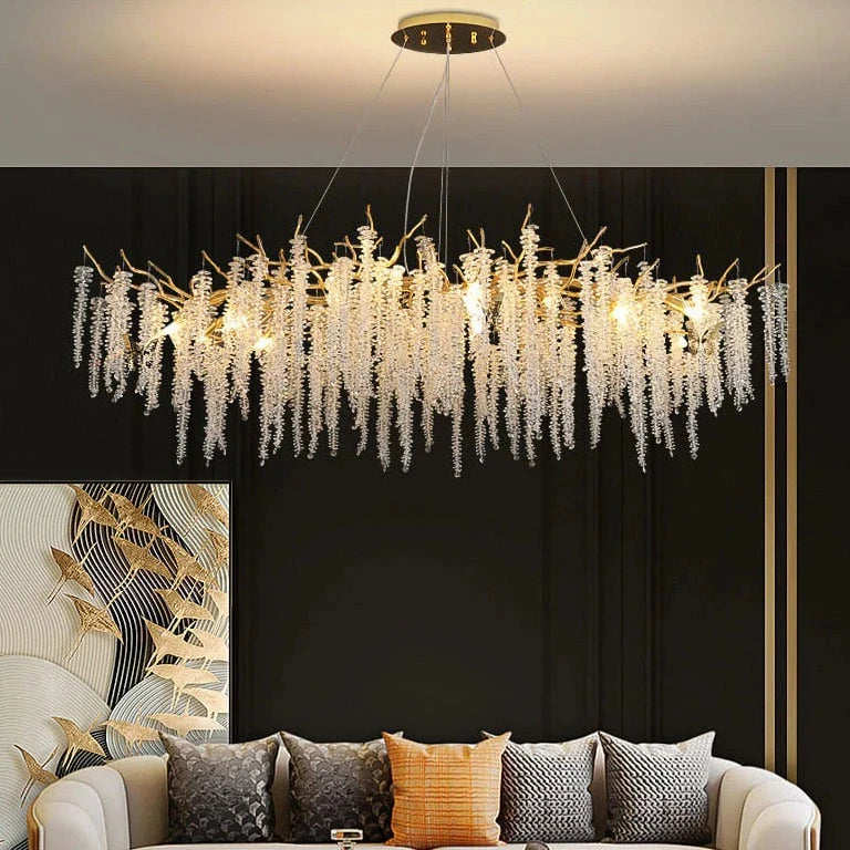 Crystal Tree Chandelier