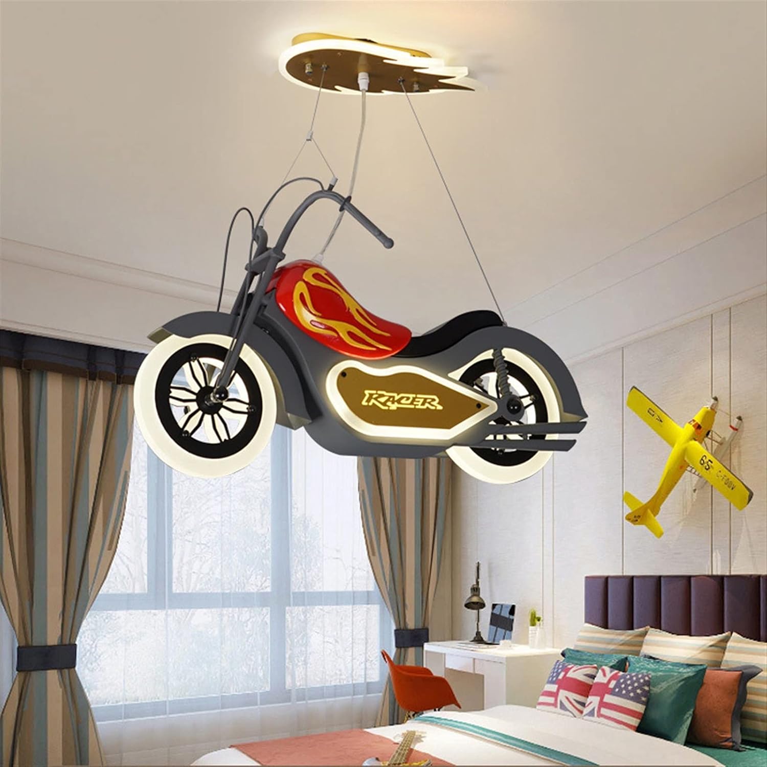 Motorbike Chandelier