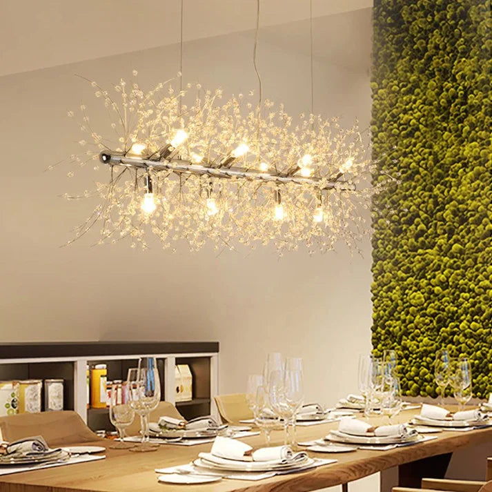 Rectangular Dandelion Chandelier