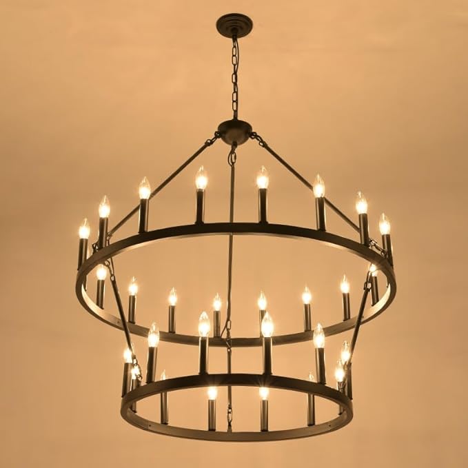 Wagon Wheel Chandelier