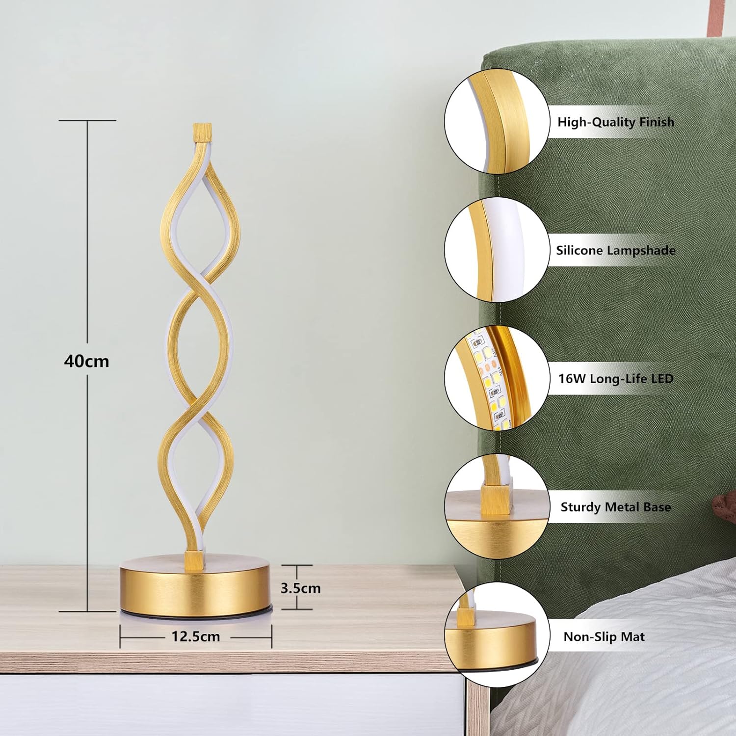 Spiral Table Lamp