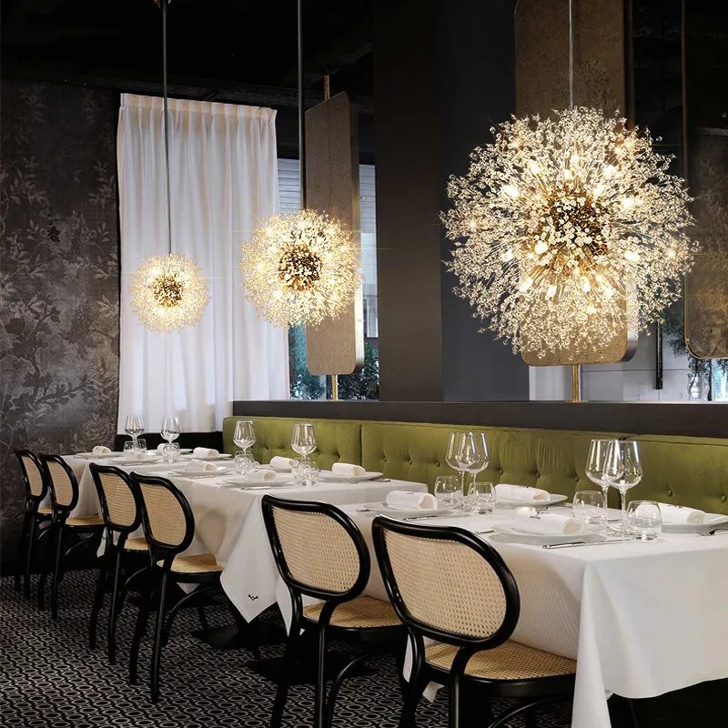 Modern Dandelion Chandelier