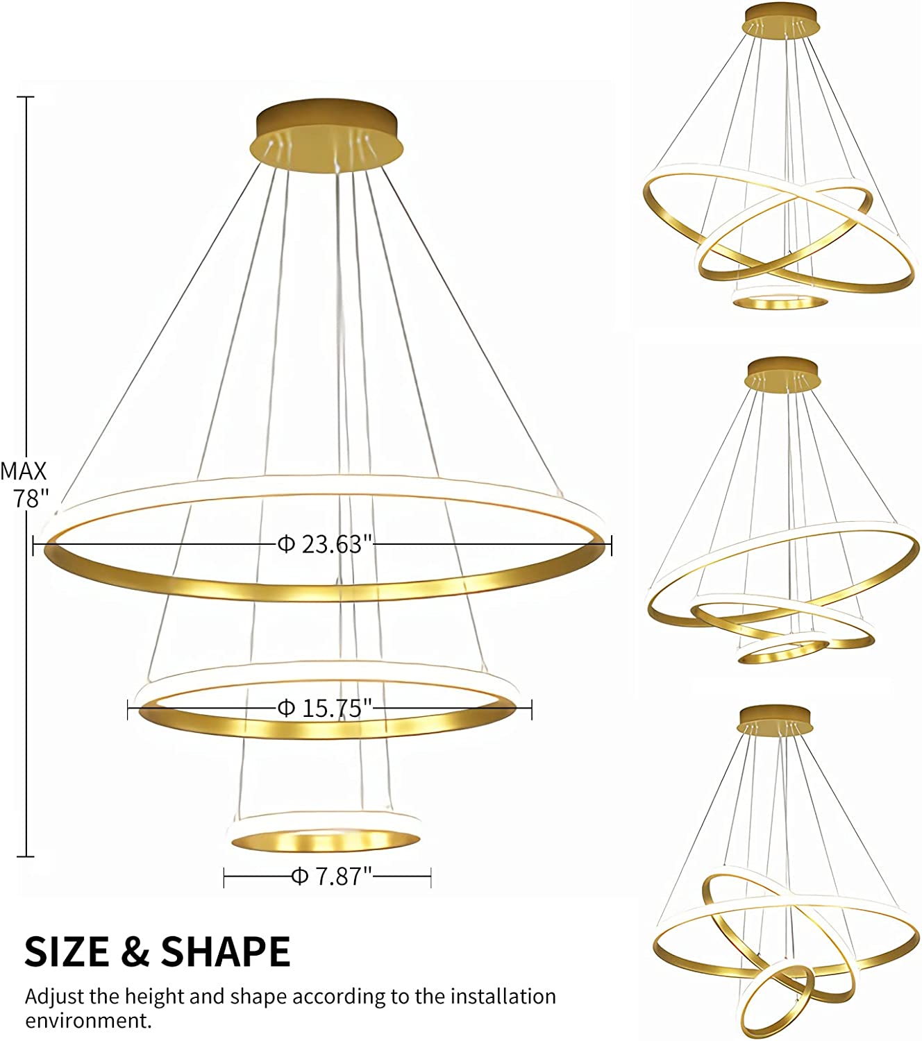 Multi Layered Chandelier