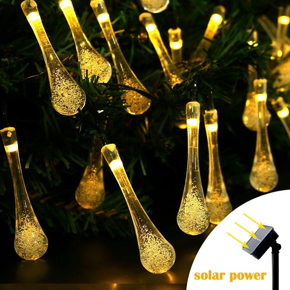 Solar Waterdrop Lights