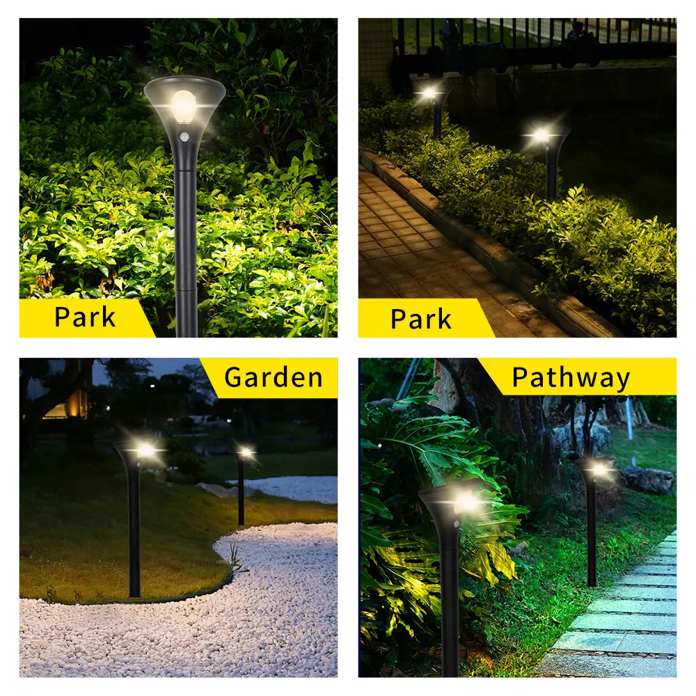 Solar Bollard Garden Light