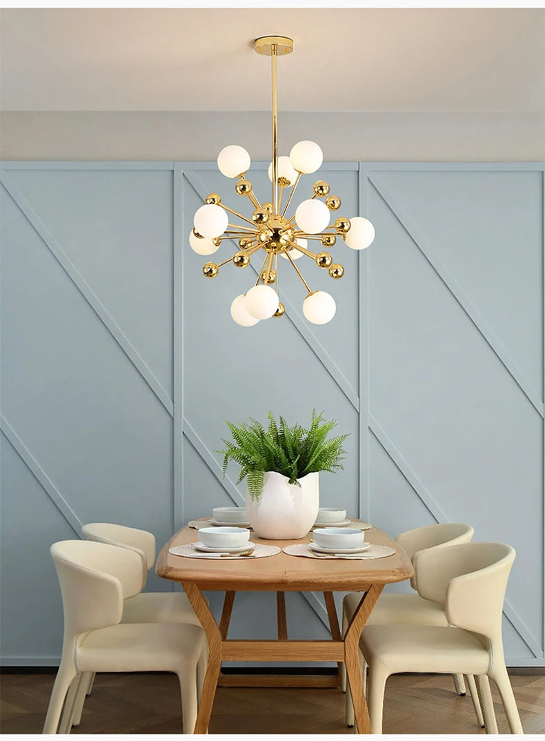 Globe Ball Chandelier