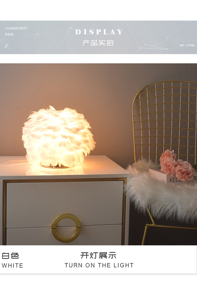 Feather Lamp