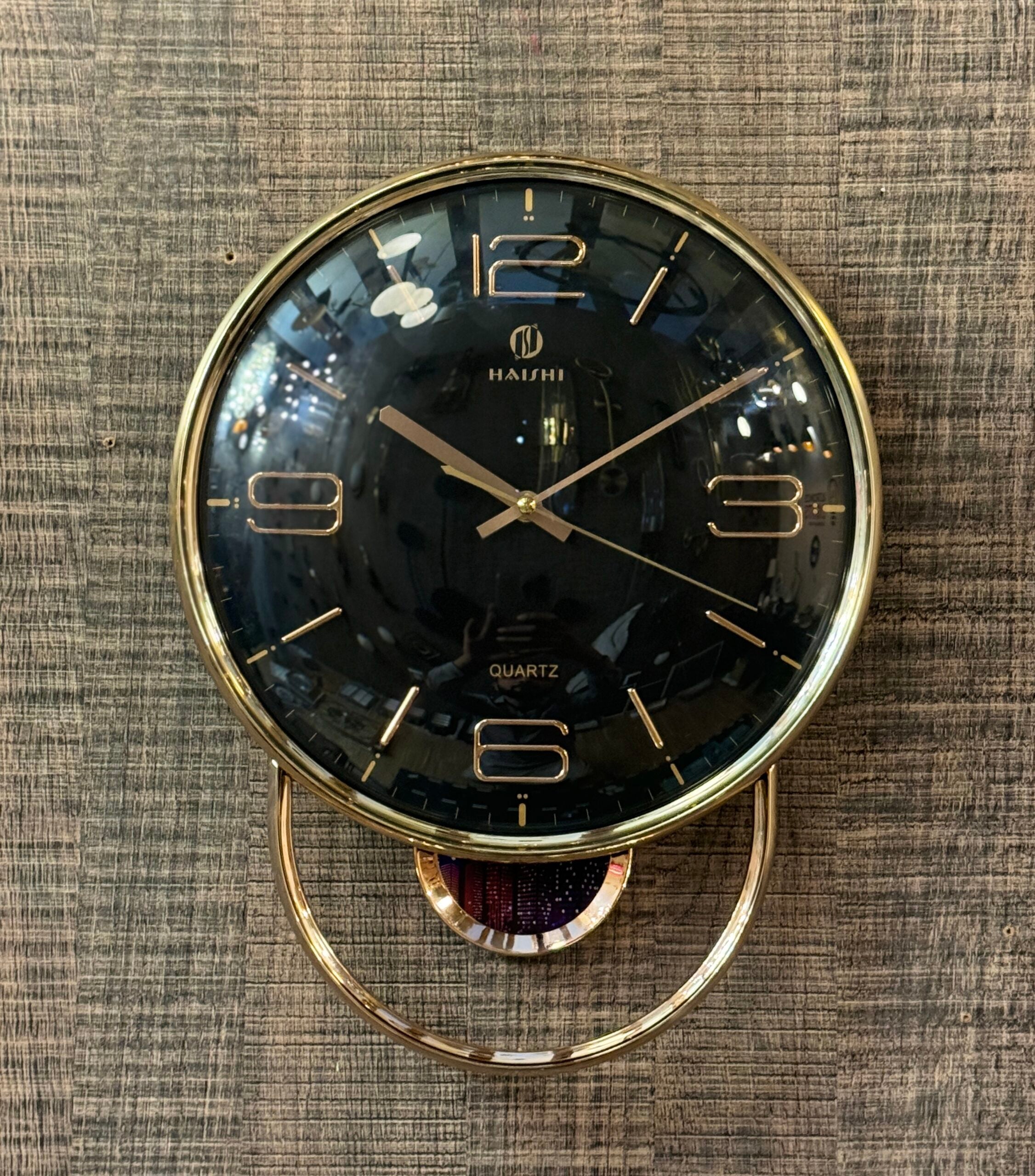 Tempo Wall Clock Black