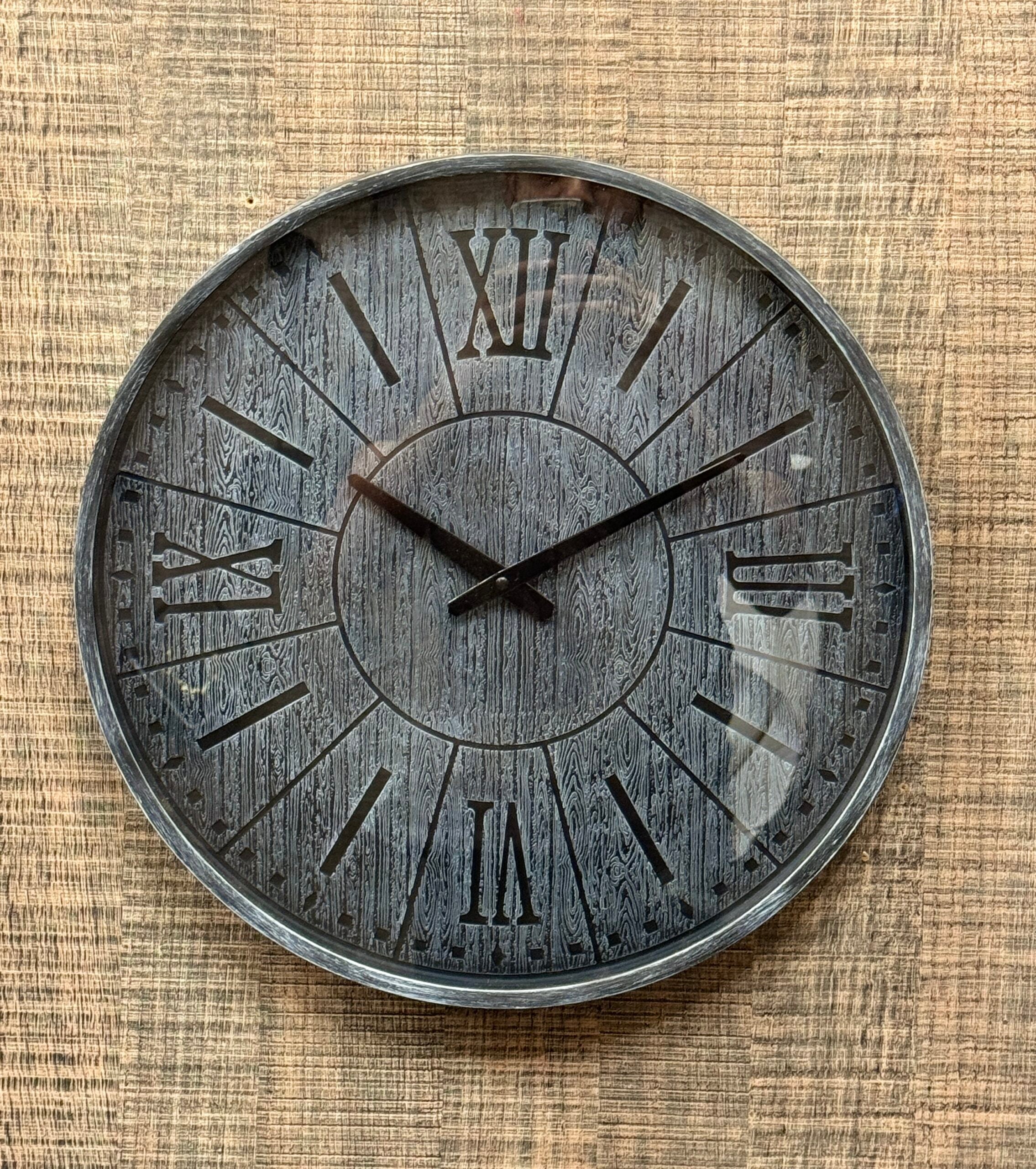 Titanium Blue Clock