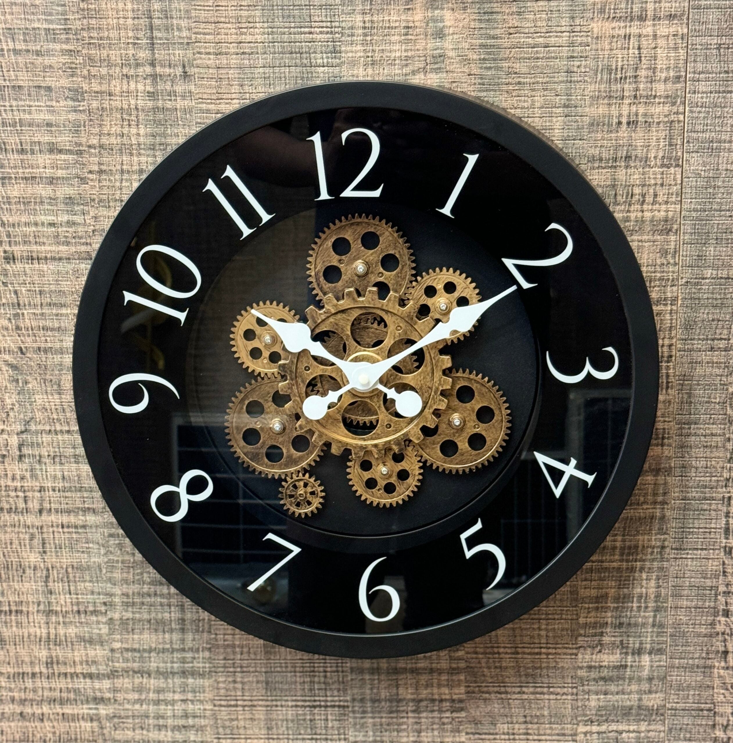 Black Detour Mechanical Clock