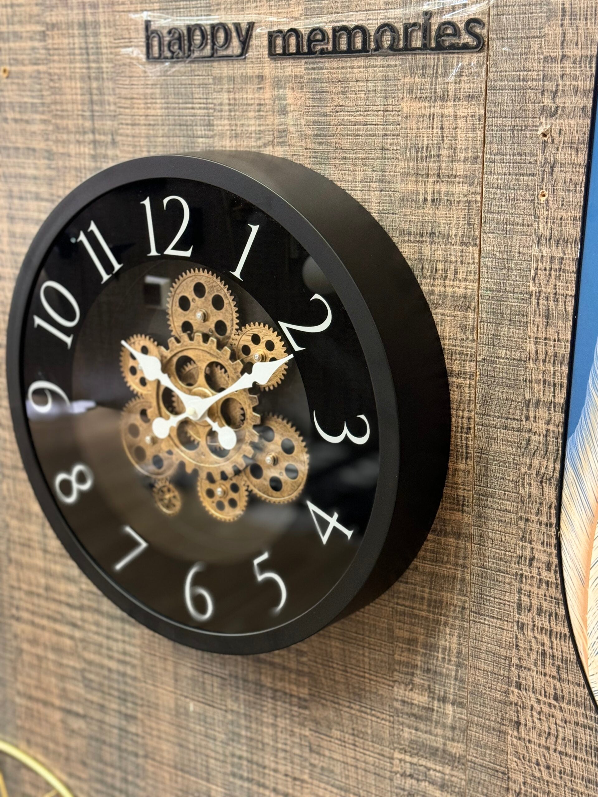 Black Detour Mechanical Clock