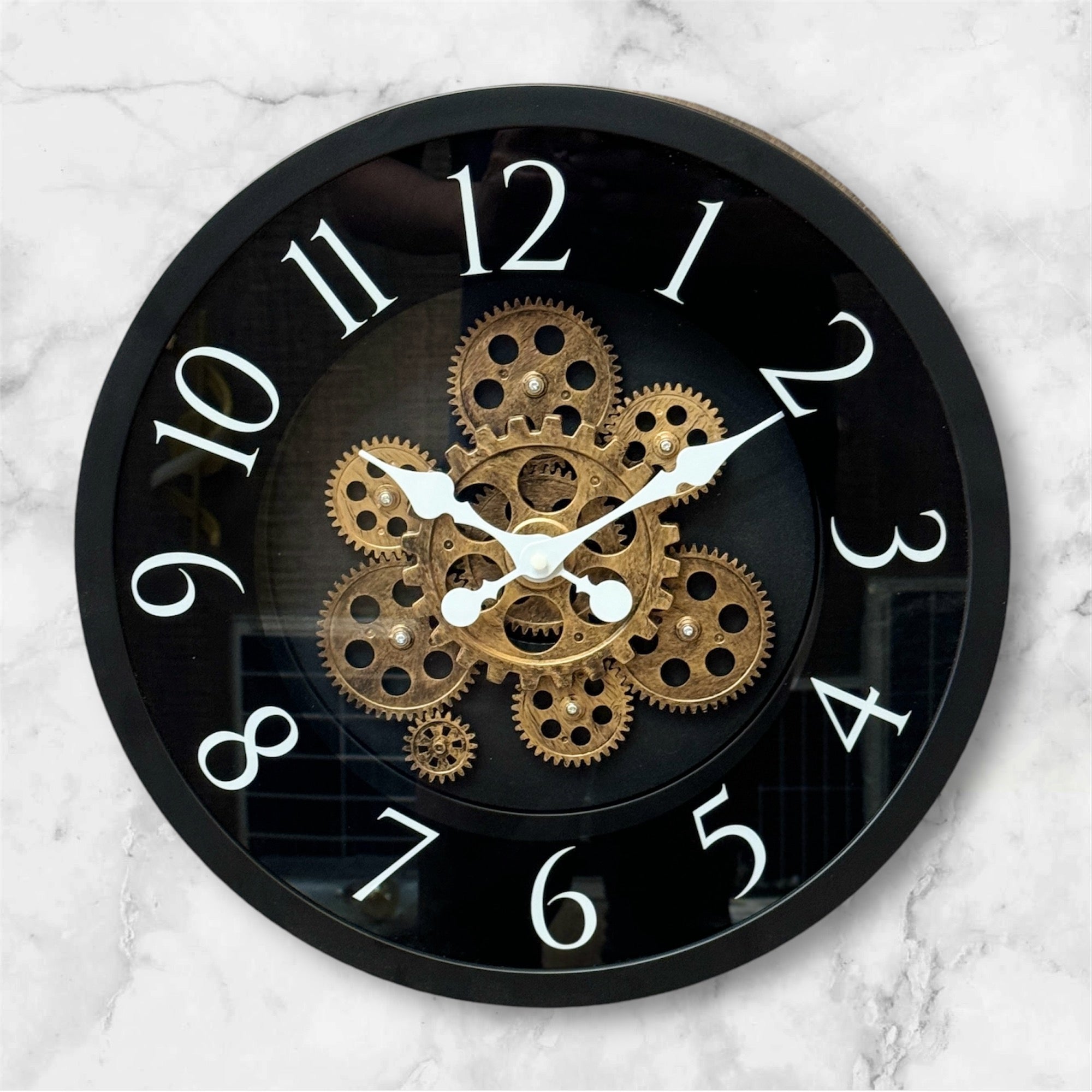 Black Detour Mechanical Clock