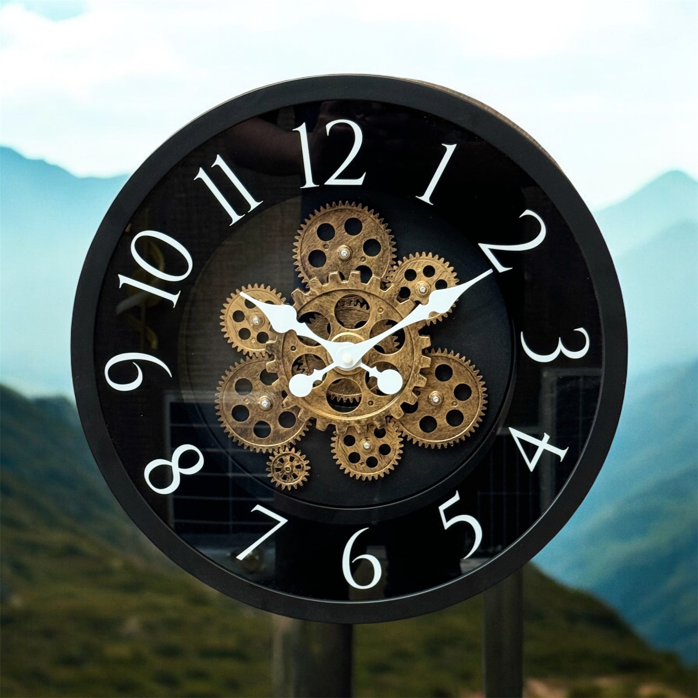 Black Detour Mechanical Clock