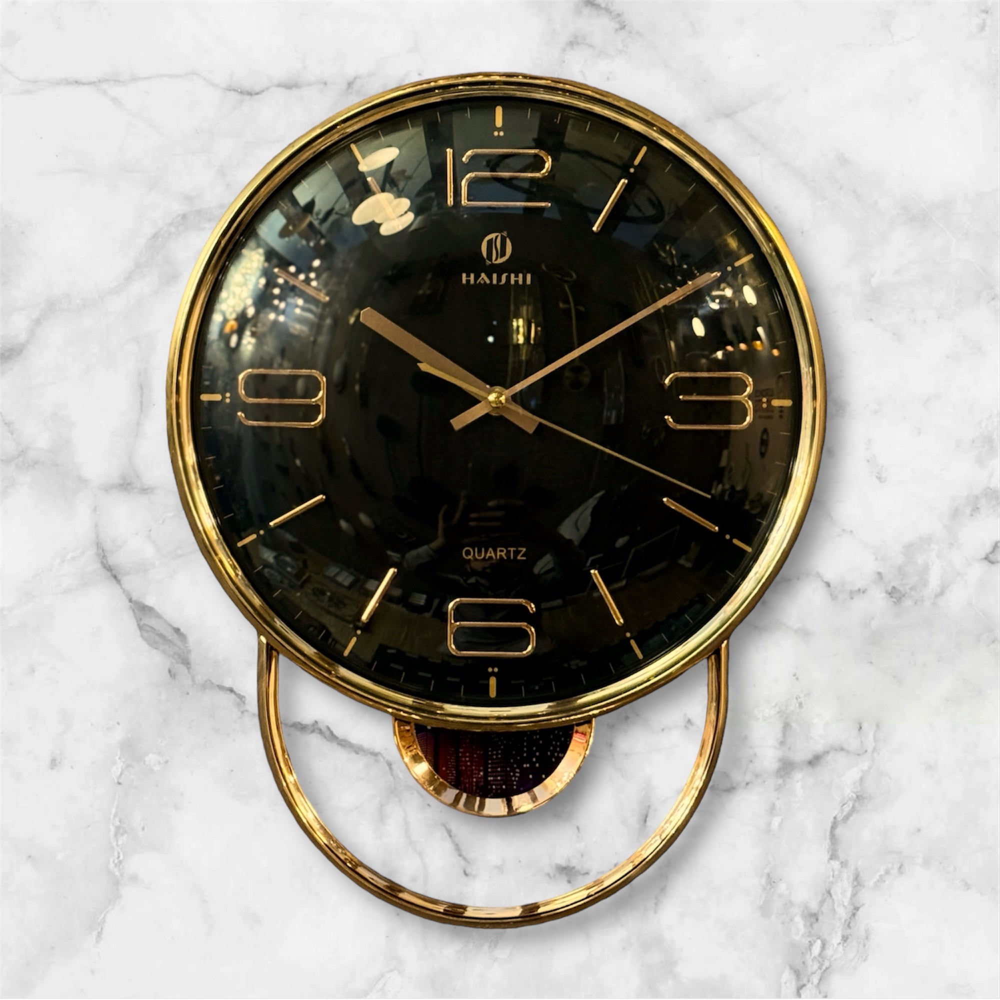 Tempo Wall Clock Black