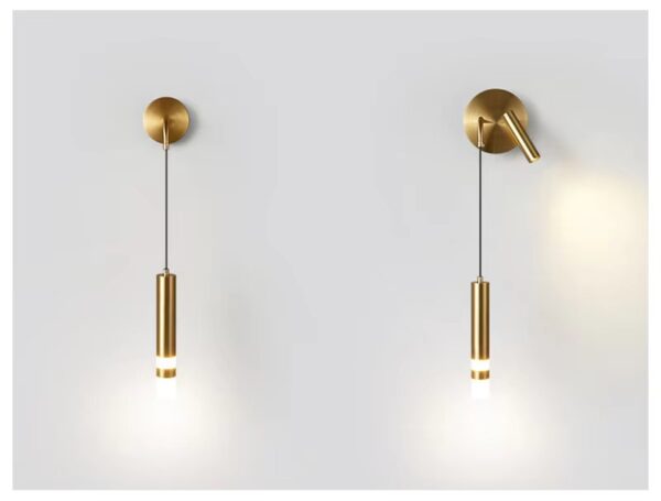 Gold Hanging Spot Light