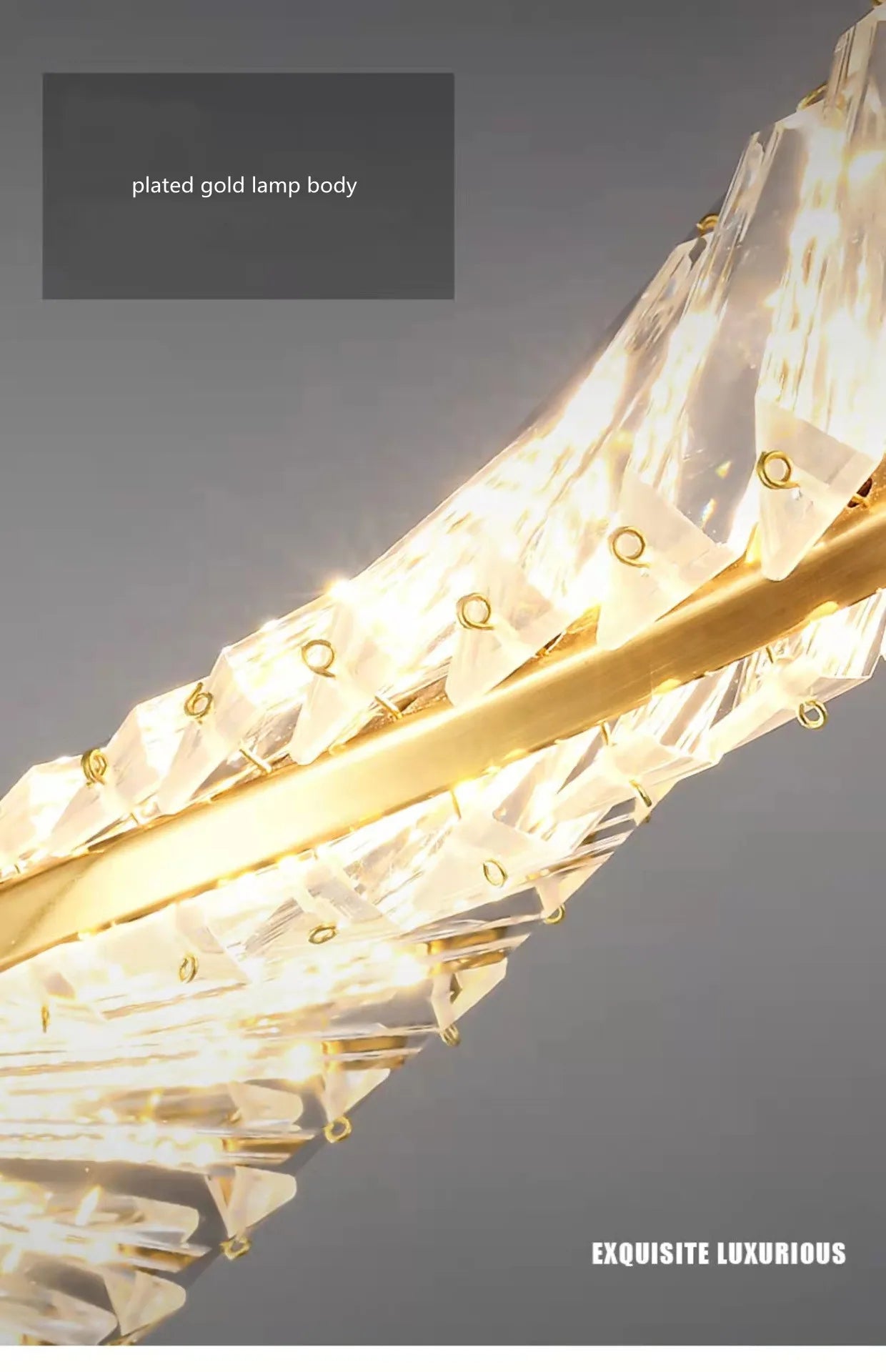 Lustre Crystal Lamp