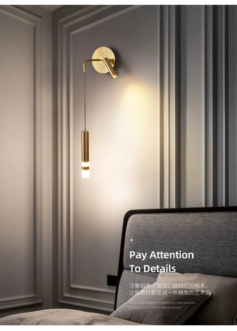 Gold Hanging Spot Light