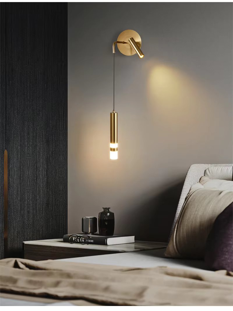 Gold Hanging Spot Light