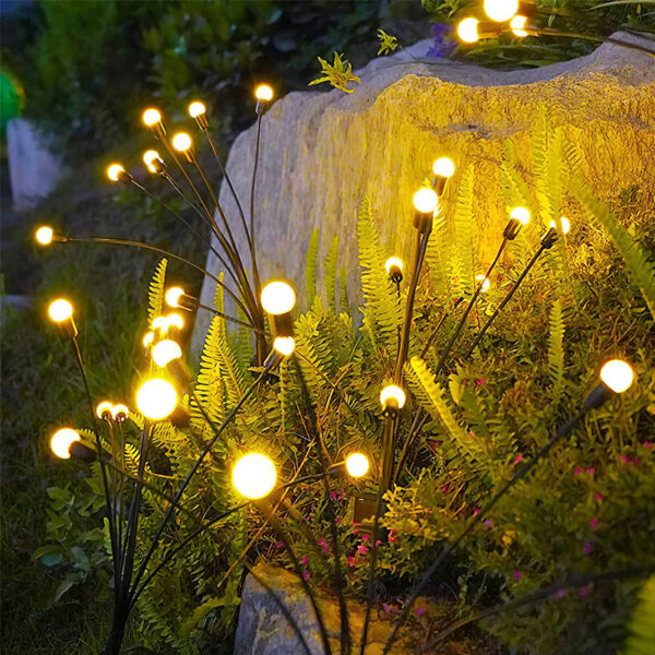 Warm Solar Firefly Lights