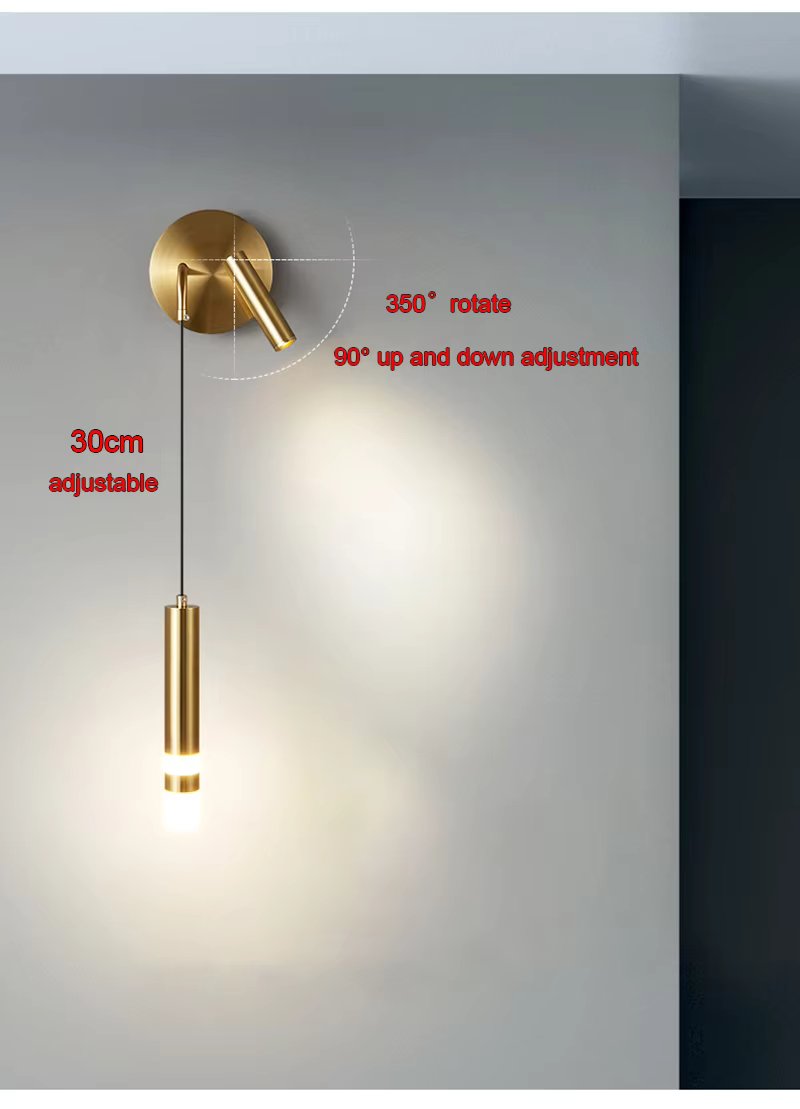 Gold Hanging Spot Light