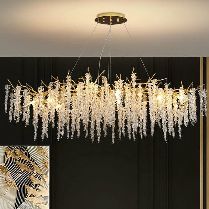 Crystal Tree Chandelier