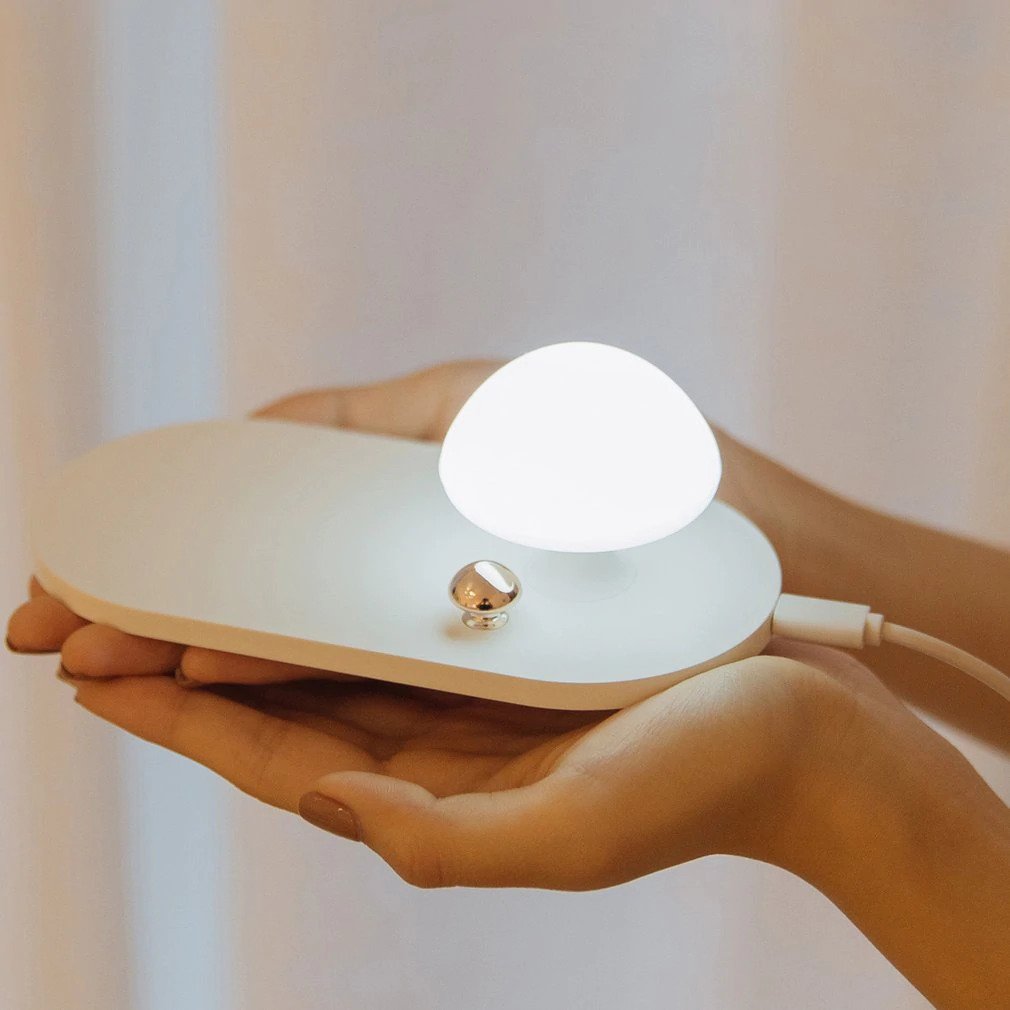 Wireless Charging Mushroom Lamp