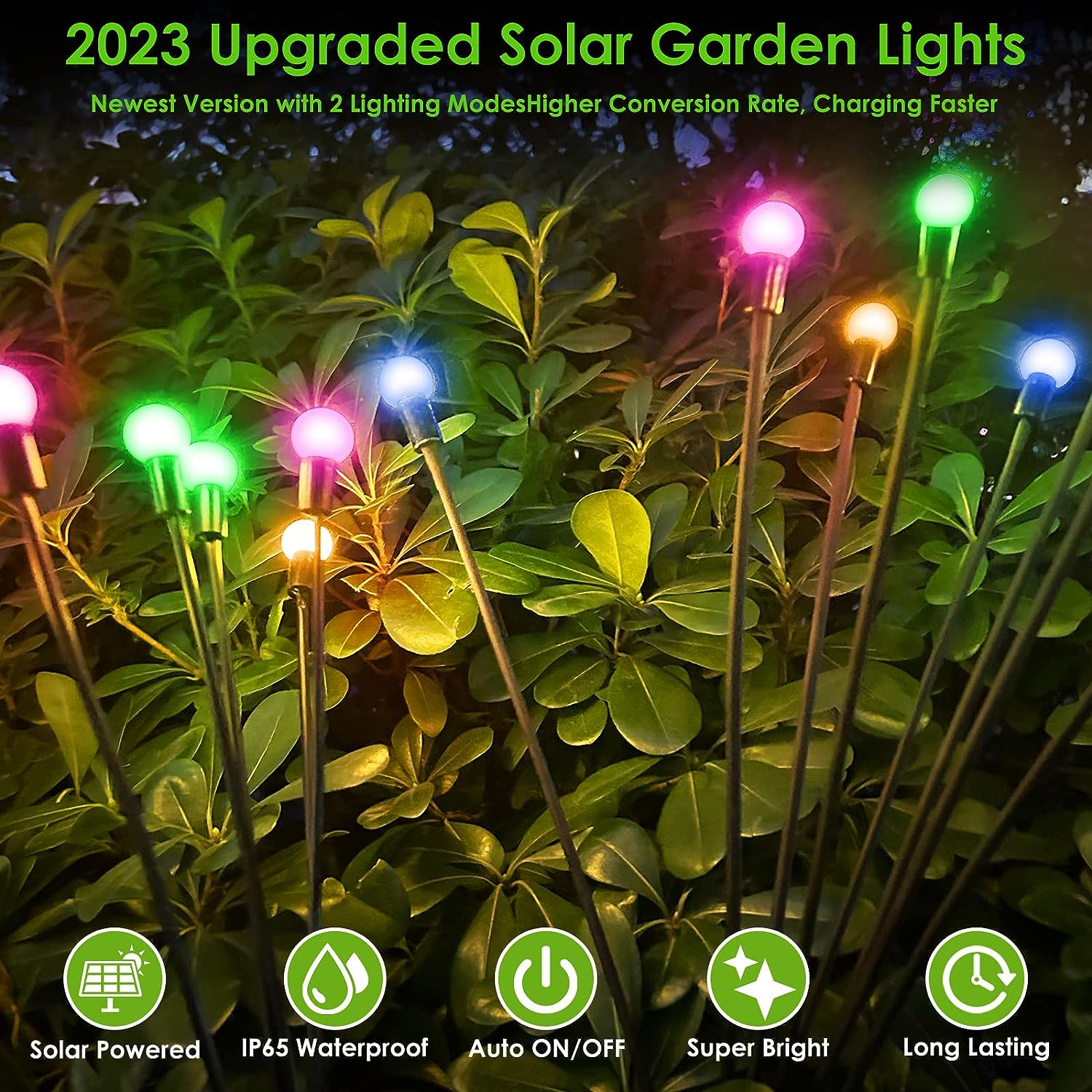 Solar RGB Firefly Lights