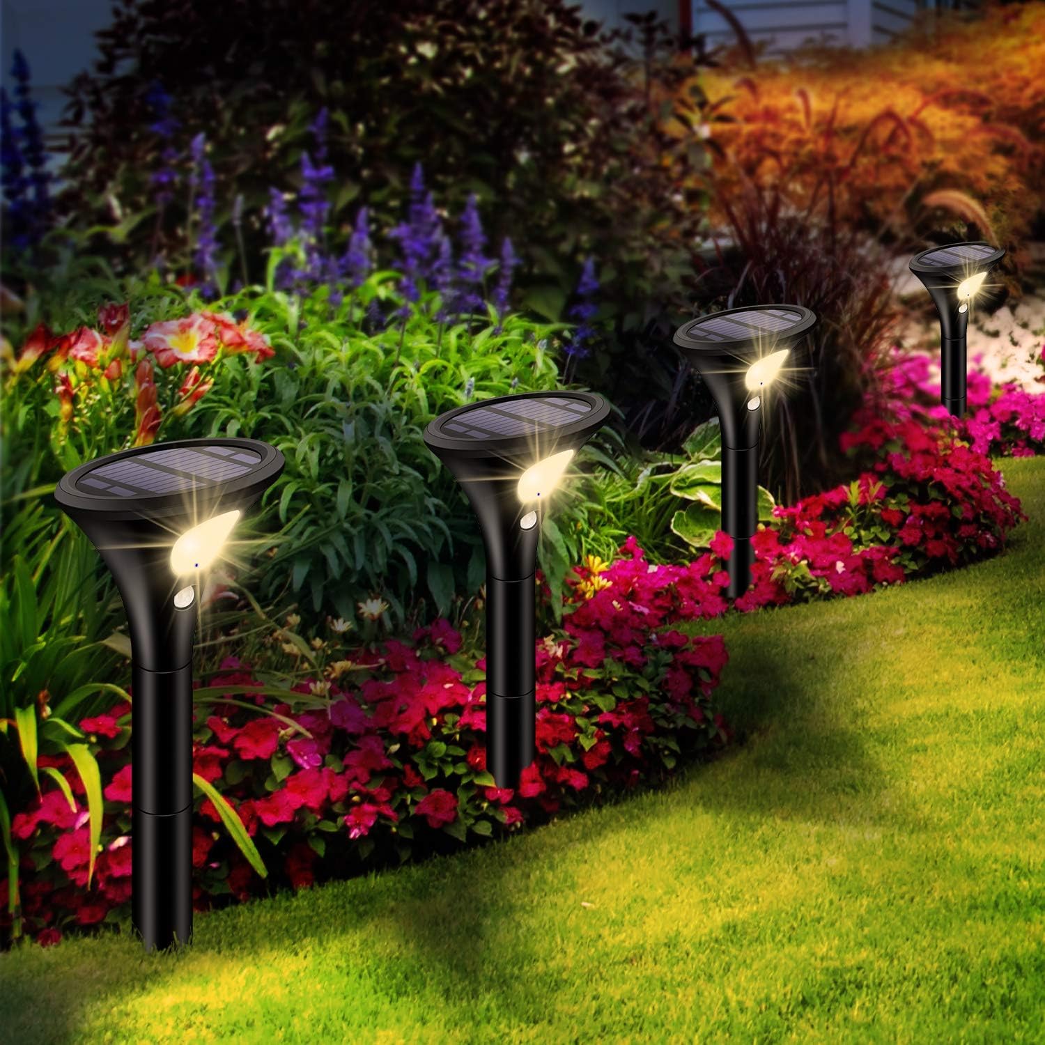 Solar Bollard Garden Light