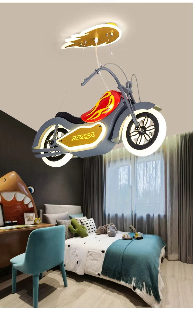 Motorbike Chandelier