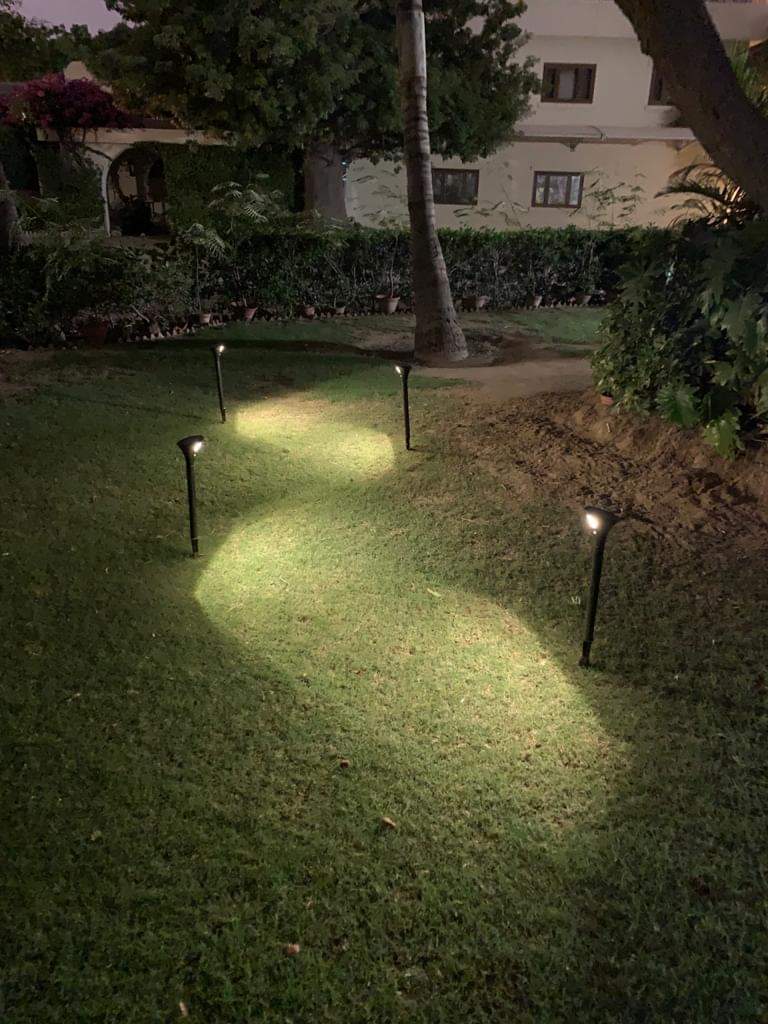 Solar Bollard Garden Light