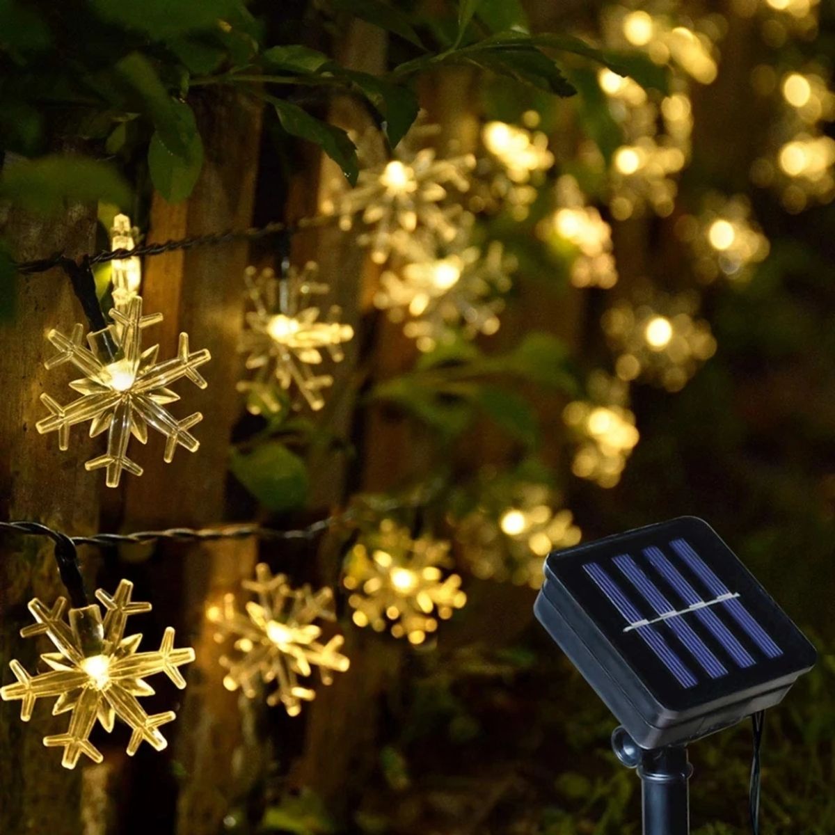 Solar Snowflakes String